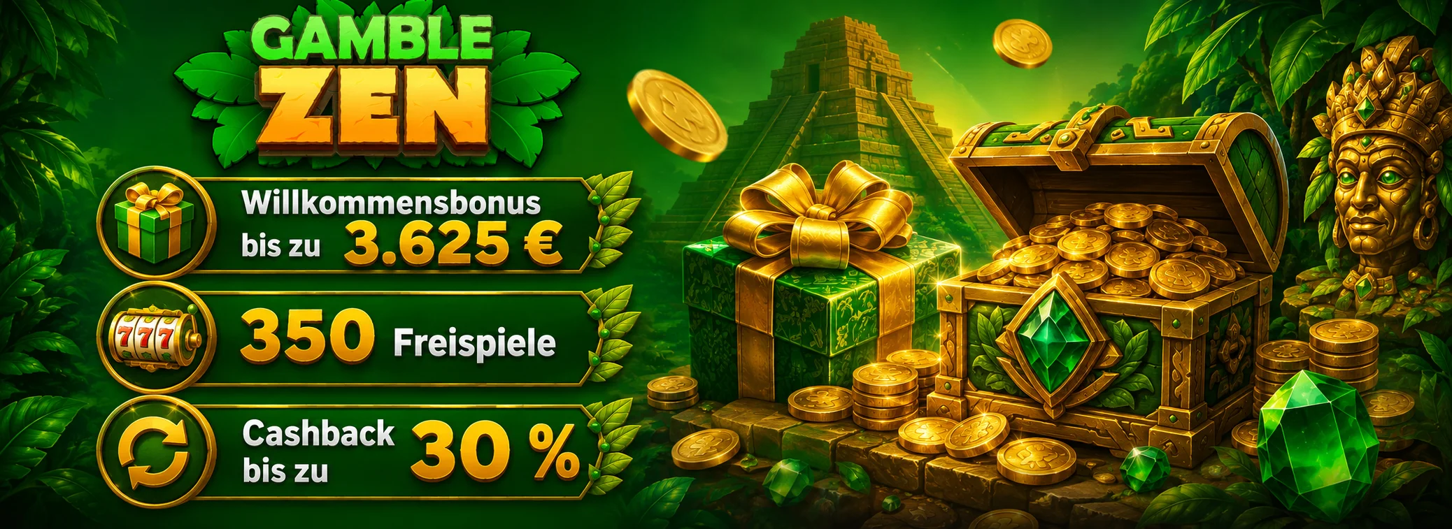 bis 500 € + 100 Freispiele